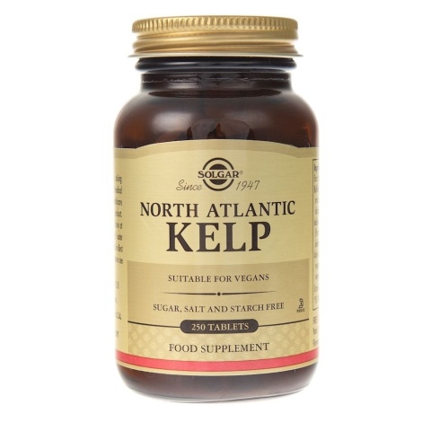 SOLGAR North Atlantic Kelp Jod 200 mcg 250 tabletek