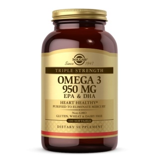 SOLGAR Omega 3 - 950 mg EPA & DHA 100 kapsułek