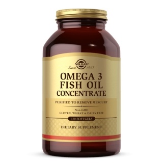 SOLGAR Omega 3 Koncentrat Oleju Rybiego 120 kapsułek