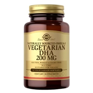SOLGAR Omega-3 Vegetarian DHA 500 mg 50 kapsułek