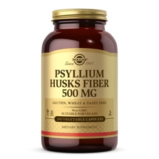 SOLGAR Psyllium Husks Fibre 500 mg Błonnik 200 kapsułek