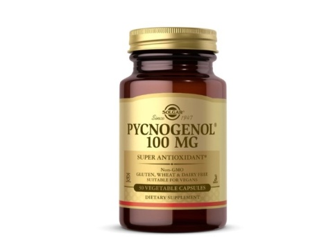 SOLGAR Pycnogenol 100 mg - Ekstrakt z kory francuskiej sosny morskiej 30 kapsułek