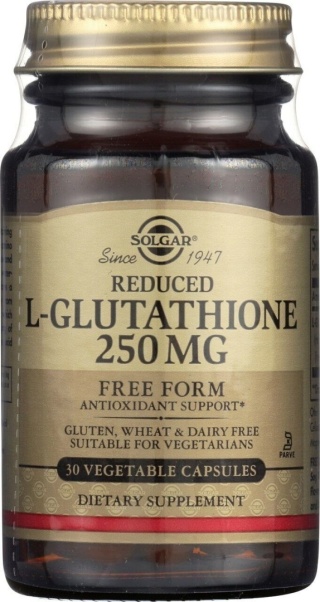 SOLGAR Reduced L-Glutathione - Zredukowany L-glutation 250 mg 30 kapsułek