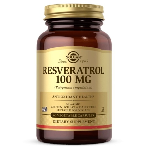 SOLGAR Resweratrol 100 mg 60 kapsułek