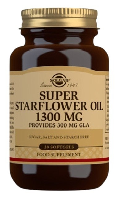 SOLGAR Super Starflower Oil 1300 mg - Olej z Ogórecznika 30 kapsułek