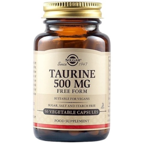 SOLGAR Taurine 500 mg 50 kapsułek