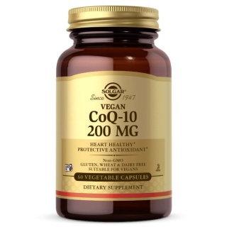SOLGAR Vegan CoQ-10 200 mg - Koenzym Q10 200 mg 60 kapsułek