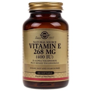 SOLGAR Vitamin E - Witamina E 268 mg 400 IU 100 kapsułek
