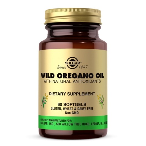 SOLGAR Wild Oregano Oil - Olej z dzikiego oregano 60 kapsułek