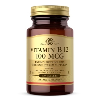 SOLGAR Witamina B12 100 mcg 100 tabletek