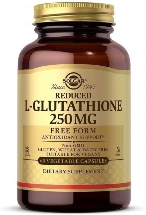 SOLGAR Zredukowany L-Glutation 250 mg 60 kapsułek