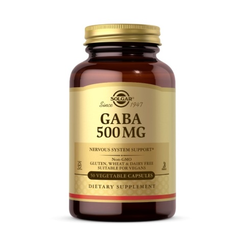 Solgar GABA 500 mg 50 kapsułek