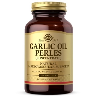 Solgar Garlic Oil Perles Olej czosnkowy 250 kapsułek